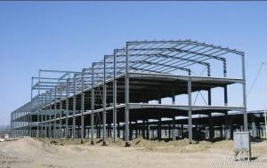 Quality Paint Treatment Garage Steel Frame Lightweight Steel Structures- Green Building wholesale