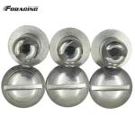 Replace/Repair Purpose Silver Steel Quarter Turn Dzus Dome Head Buttons for