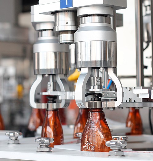 AC 380V 50HZ Plastic Bottle Screw Capping Machine