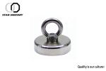 D120mm Industrial Super Strong Magnets NdFeB Fishing Searching Silver Color