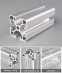Accuracy 0.01mm Brushed Surface Aluminium Profile 4040