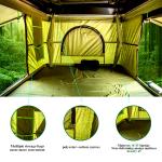 Factory Outlet Outside Camping Waterproof ABS Hard Shell Car Roof Top Tent for