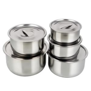 Quality HOT SALE Kitchen 3 Pieces Stainless Steel Cookware Stock Pot Cooking Pot Sets wholesale