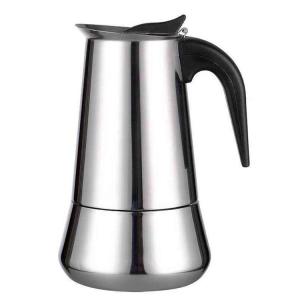 Quality SGS 100ml To 450ml Mini Moka Pot Stainless Steel Stovetop Espresso Maker wholesale