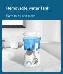 Teeth Whitening Countertop Water Flosser 600ml Electric Jet