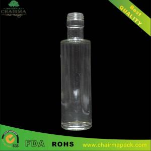 Quality 188ml Blown Flat Shoulder Glass Bottle for Gin wholesale