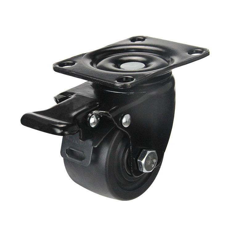 Industry Duty Black Low Gravity 2.5inch 3inch 600kg Castor