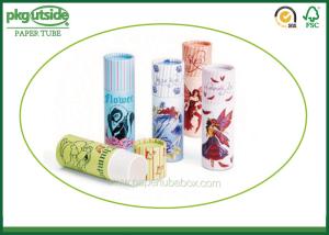 Quality Cosmetics Packaging Paper Lipstick Tubes Custom Printed Logo Damp - Proof wholesale