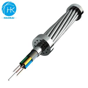 Quality OPPC Aerial Composite Overhead Ground Wire OPGW Fiber Optic Cable wholesale