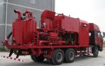 45MPa 2100L/MIN Oilfield Cement Truck For Gas Oil Well