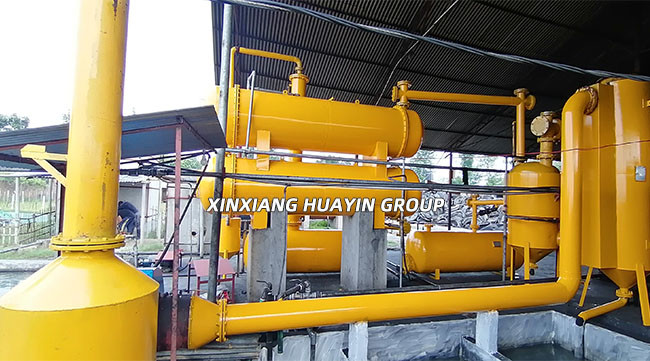 Mobile Waste Plastic To Fuel Oil Pyrolysis Plant School