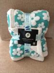 100 Polyester Velvet Sherpa Blanket / Velvet Plush Throw Blanket Shrink