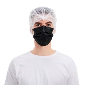 Quality 3 Plys Black Dust Disposable Mouth Mask 17.5x9.5cm wholesale