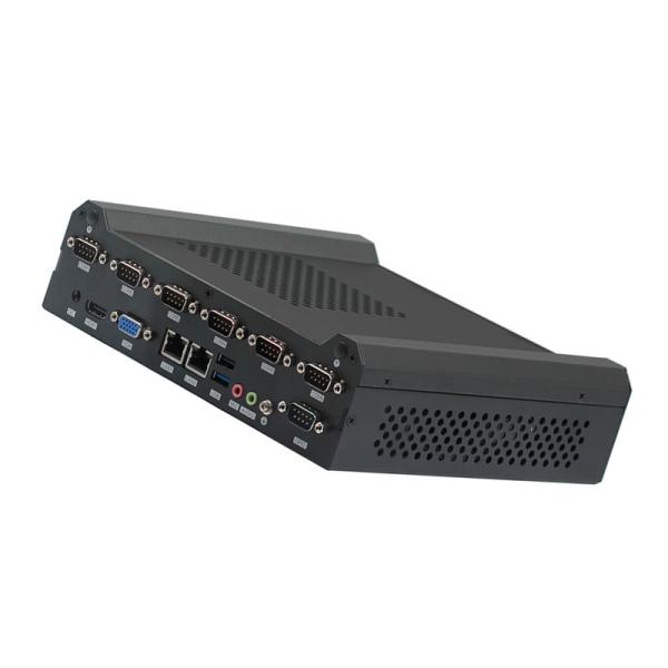 Intel® Braswell N3160 N3710 quad cores fanless industry mini pc 2 LAN 6 RS232