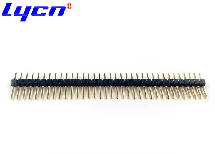 2.0mm Pitch Male Pin Header Connectors Single Row Withstand Voltage 500V