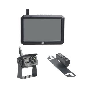 China DVR Vehicle Reverse Camera 5 Inch Color Screen Support 2 Channel on sale
