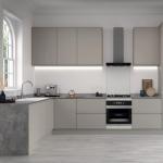 YALIG Laminate Lacquer Waterproof Fireproof/Durable Kitchen Cabinet with