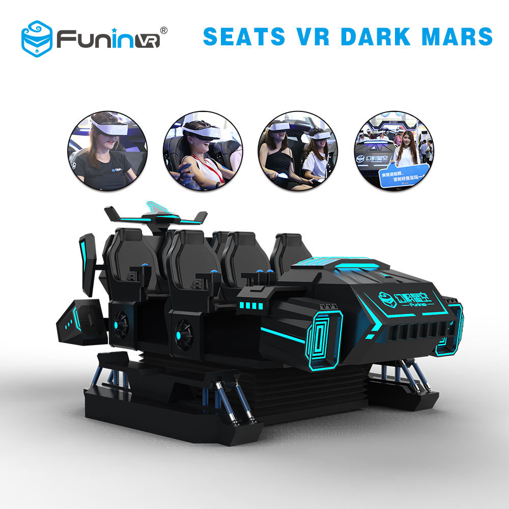 Ce RoHS 9D VR Cinema 6 Seats Virtual Reality Game Machine / 9D VR Simulator