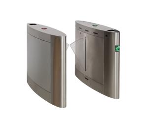 Quality Soft Wing Direct Drive Motor RS485 Waist Height Turnstiles wholesale