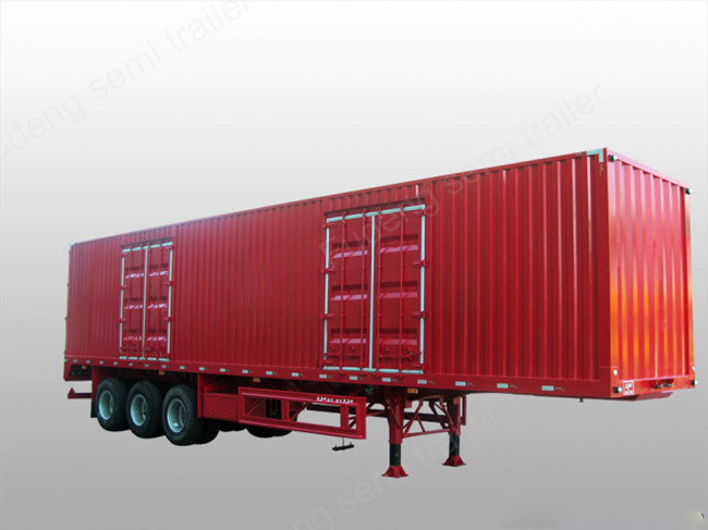 Steel Material Livestock Cattle Trailers With Double Chamber 3-8 mm Flat Bed