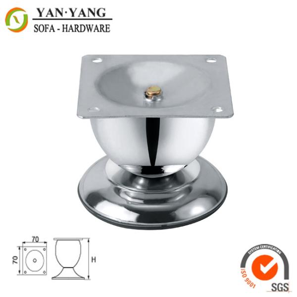 60mm high durable furniture parts trumped shaped metal sofa feet cabinet feet SL