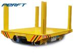 4 Wheel Ladle Transfer Car Motor Driven Electric Rail Flatbed Car For Ladle