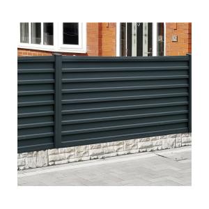 Quality 1.0mm 0.4mm Powder Coated Metal Plate Anthracite RAL7016 for Privacy Fence wholesale