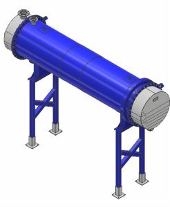 Quality 3000kg 130sq Horizontal Shell And Tube Heat Exchanger wholesale