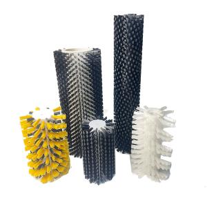 Quality Customized Nylon Cylindrical Industrial Rotating Brush Cleaning Roller wholesale