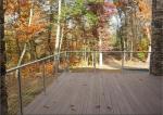 Balcony Stainless Steel Railing System Customized Design , 1000-1200mm Railing