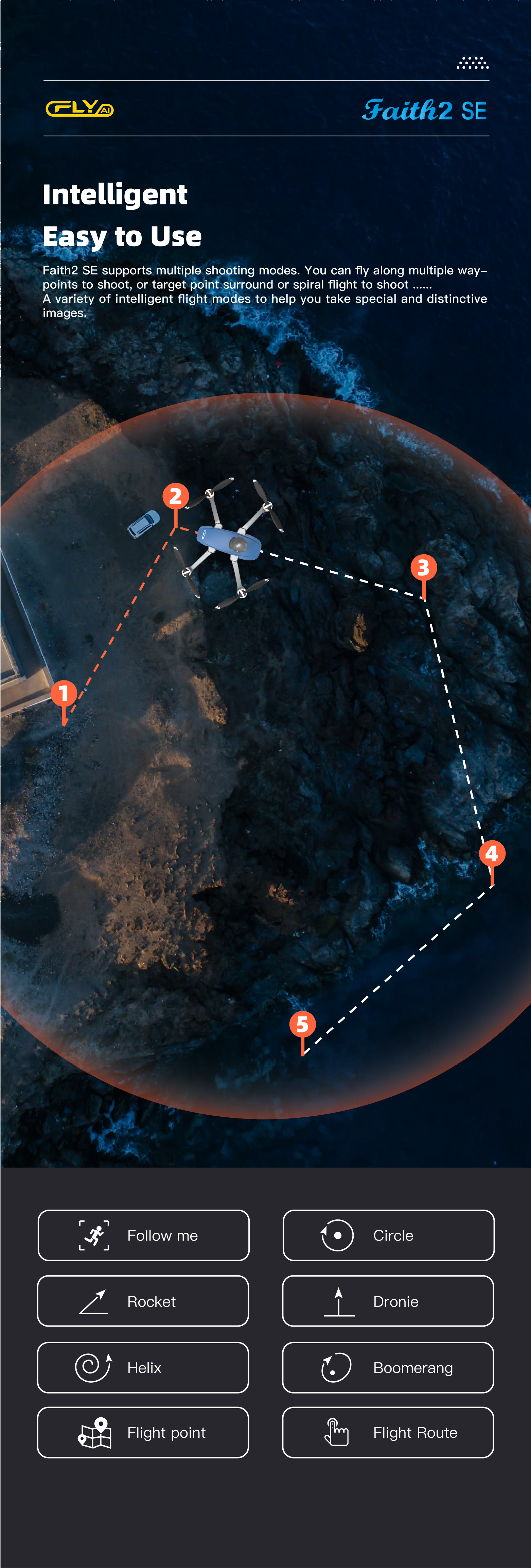 186*58*112 mm C-fly Faith 2 Se 3km Dual 4k Camera Hd Drones Brushless Radio Control Gps Obstacle Avoidance Professional Drone