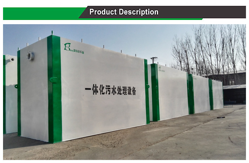 Motor Driven MBR 2-450t/Day Compact Industrial Waste Water System For Slaughterhouse