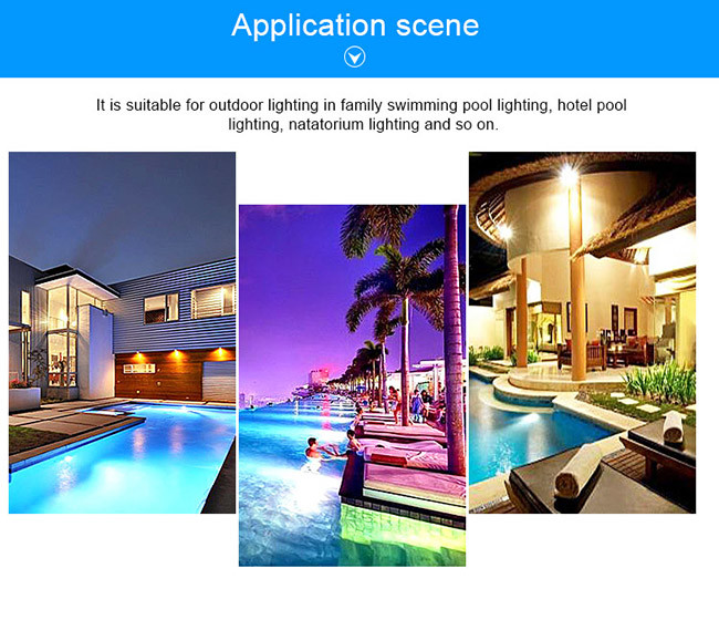 Synchronous Control IP68 630LM 18W Swimming Pool Led lights