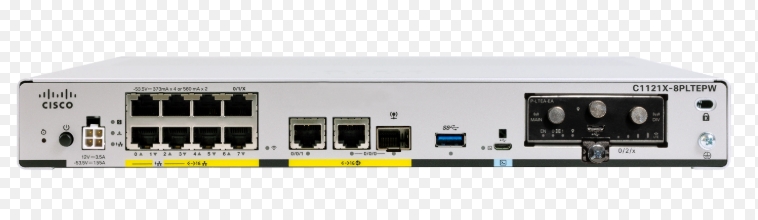 C1111-8P ISR 1100 Enterprise Router with 4 Ports and Dual WAN Integrated Services Ethernet Features