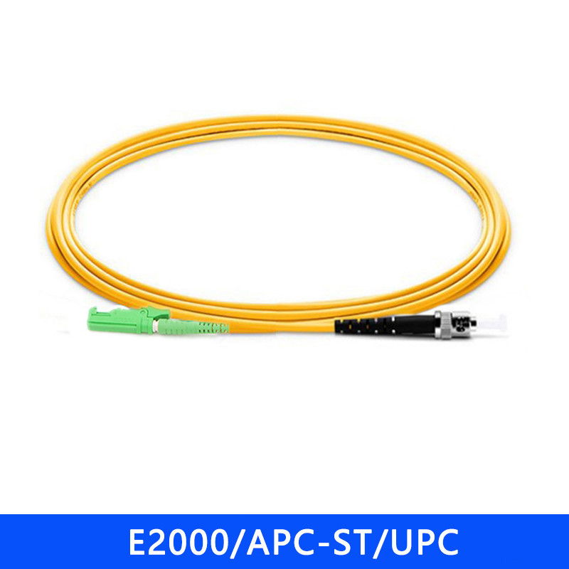 FTTH Singlemode Duplex E2000 APC- LC APC Fiber Optic Patch Cord 3.0mm Patch Cable LSH- LC Fiber Optical Jumper