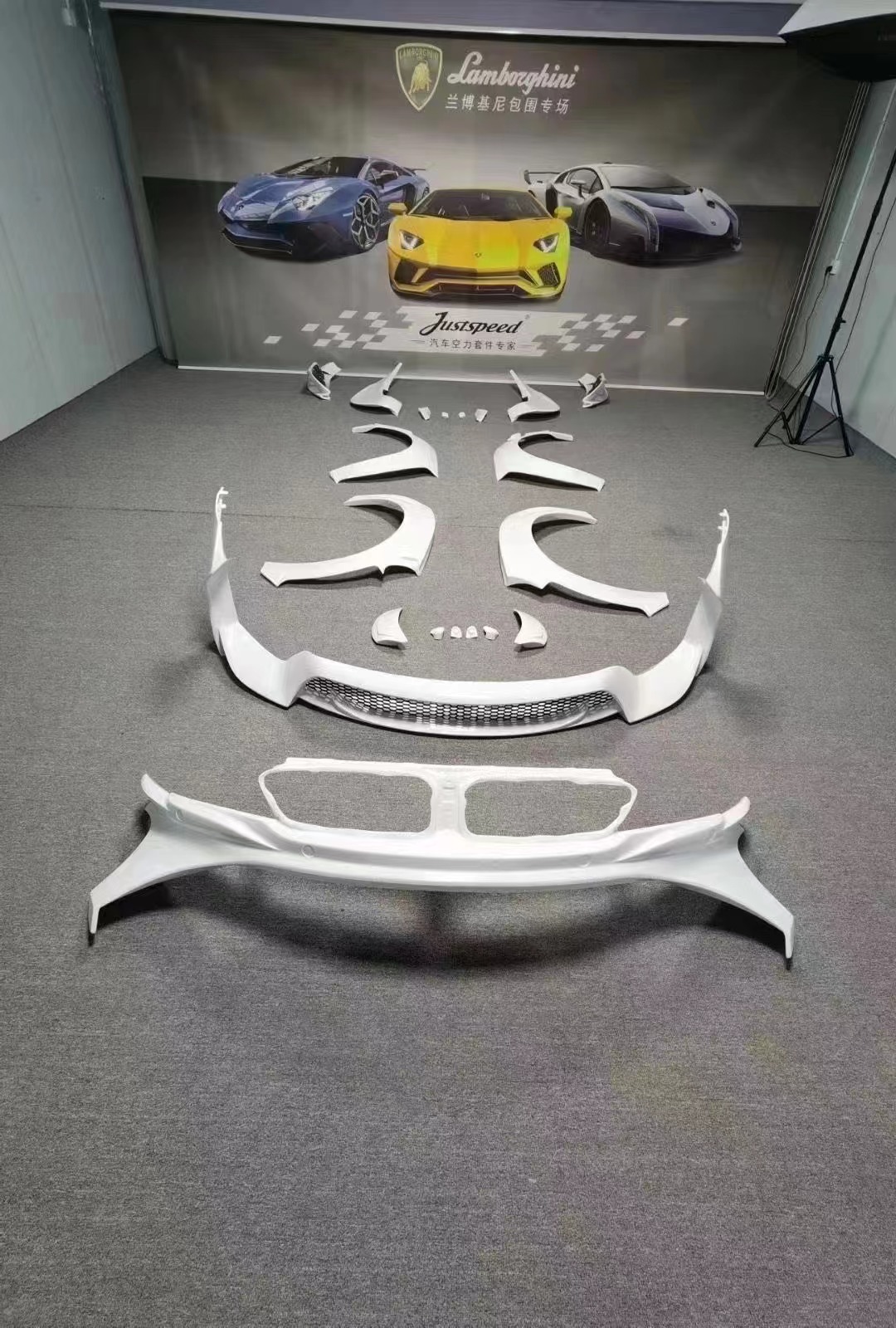 For BMW I8 Carbon Fiber Body Kit I8 Upgrade Energy-style Front and Rear Bumper Spoiler Widebody Kit
