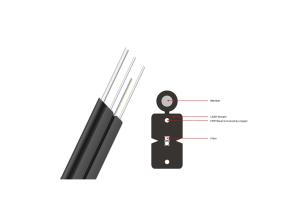 Quality 1-4 Fiber Optic Flat Drop Cable Customize Jacket Color Small Diameter wholesale