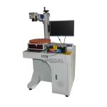 Mass Metal Pen Fiber Laser Marking Machine with Disc Rotary 30W