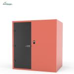 Adjustable Desk Soundproof Phone Booths for Offices Sliding Door Type White