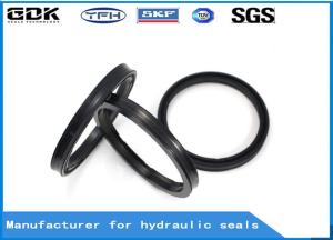 Quality IUH Black Excavator Hydraulic U Seal , Hydraulic Rod Seals High Performance wholesale