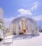 Aluminum Glamping Dome Tents Diameter 5m Waterproof Dome Tents