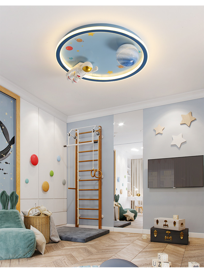 Children's Room Ceiling Lights Boy Bedroom Astronaut Creative Minimalist Cartoon Ceiling Lights(WH-MA-294)