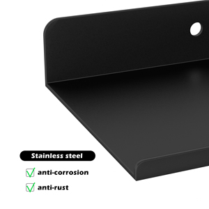 Wall Mounted Carbon Steel Hanging Shelves for Bathrooms Metal Display Shelf