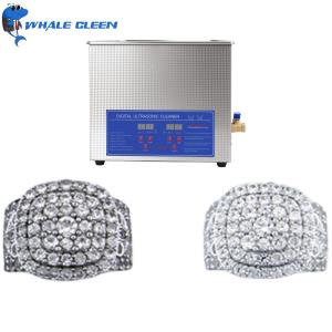 Quality 40khz Ultrasonic Jewelry Cleaning Machine 22L 600W Heat Power wholesale