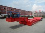 ABS Anti-lock Braking System Low Flat Truck Semi Trailer for Heavy Machine