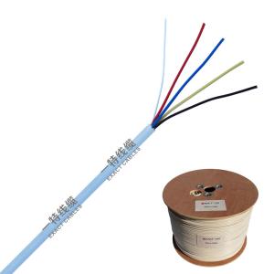 Quality Exact Cables 2x0.22mm2 Shielded Stranded CCAM Conductor PVC Insulation CPR Eca Alarm Cable wholesale