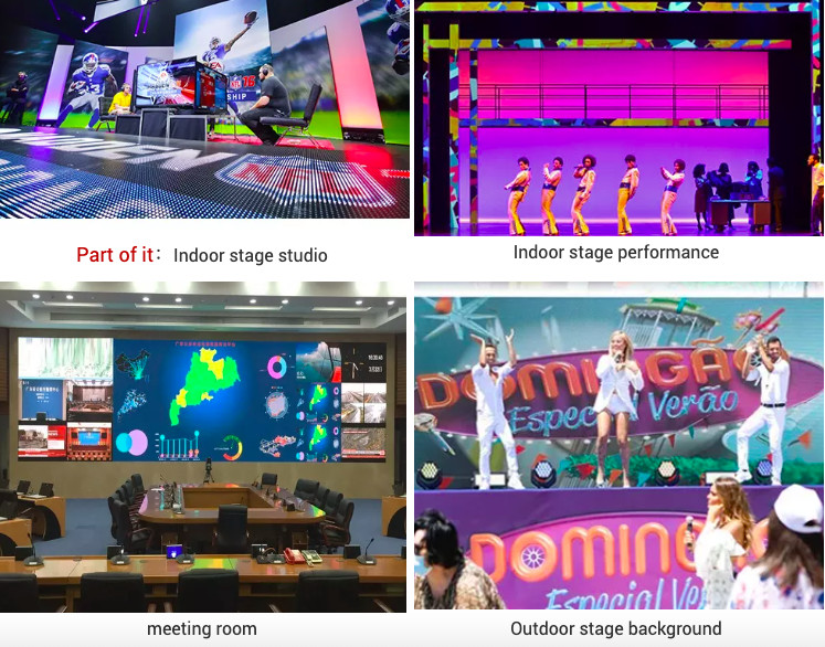 Church Stage Events Rental Indoor Led Display Screen Video Wall Panels