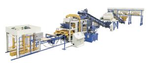 Halstec12-15 Automatic Cement Block Making Machine ISO9001 56.2KW