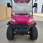6 Seater Electric Golf Cart 72V Pink Lithium Off Road Street Legal Utility