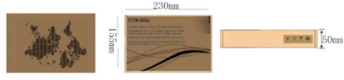 Ethernet Ports GPON OLT ONU , FTTH ONU Equipment Auto Configuration